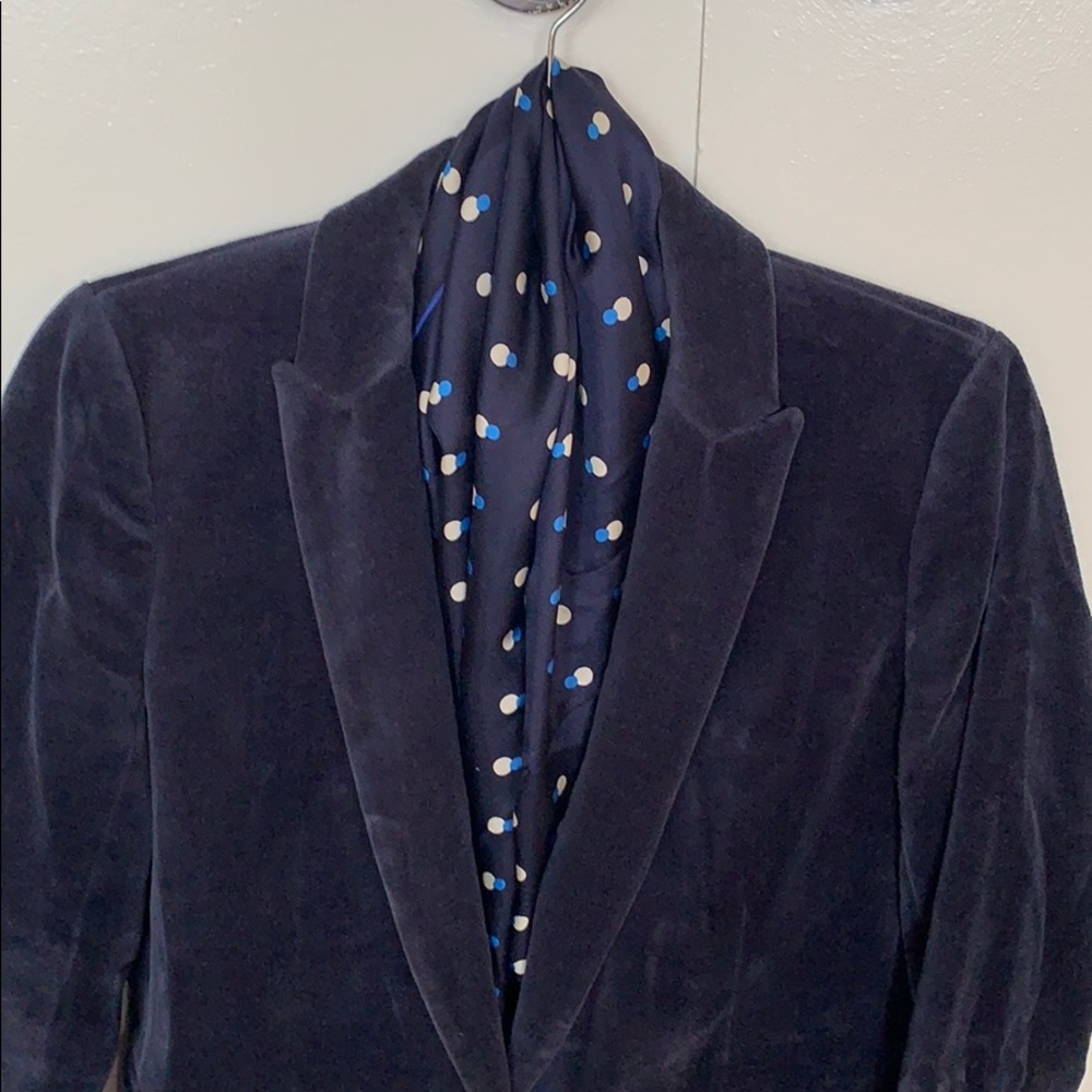 J. Crew Parke Blazer size 4 plus free silk scarf